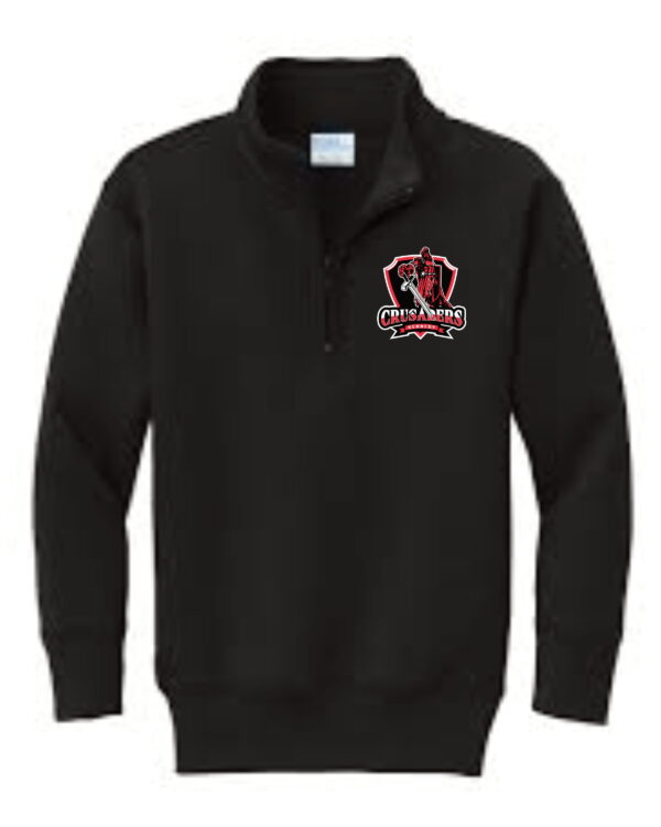 Youth Fleece 1/4-Zip Sweatshirt - Image 2